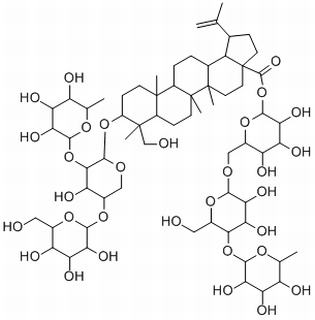 3-o-b-d-葡萄糖( 1→4)-[ a -l-鼠李糖(1→2)]- a-l-阿拉伯糖 23-羟基